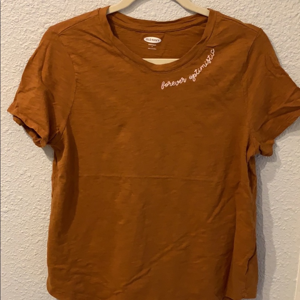 Mustard tee shirt